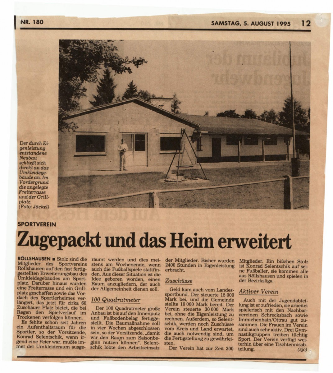 Das stand vor 24 Jahren in der Zeitung