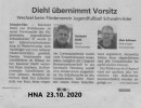 Reinhold Diehl (TuSpo Röllshausen) auch auf Kreisebene engagiert für die Jugend