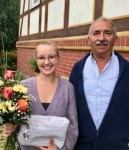 Übungsleiterin Lena Richardt verabschiedet