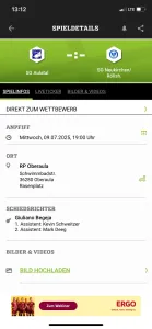 Heute Testspiel in Oberaula !
