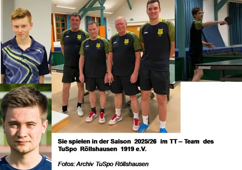 TT TuSpo Röllshausen aktuelle Tabelle