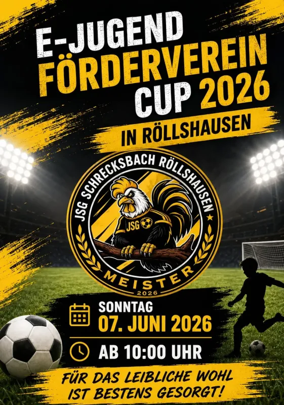 Förderverein Cup am Sonntag (07.06.) in Röllshausen