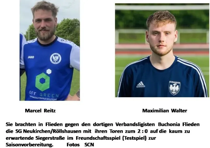 SG Neukirchen/Röllshausen I gewinnt Testspiel beim Verbandsligisten in Flieden