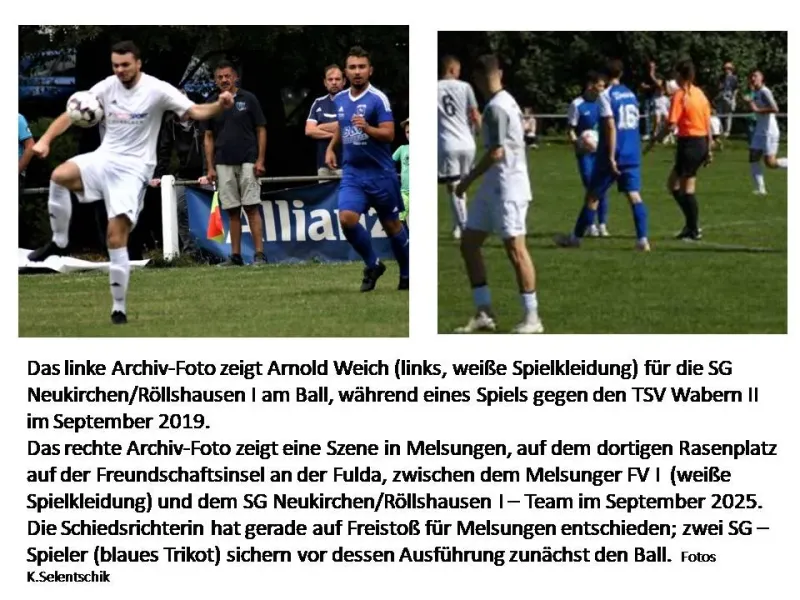 Beide SG Neukirchen/Röllshausen Teams auswärts stark gefordert