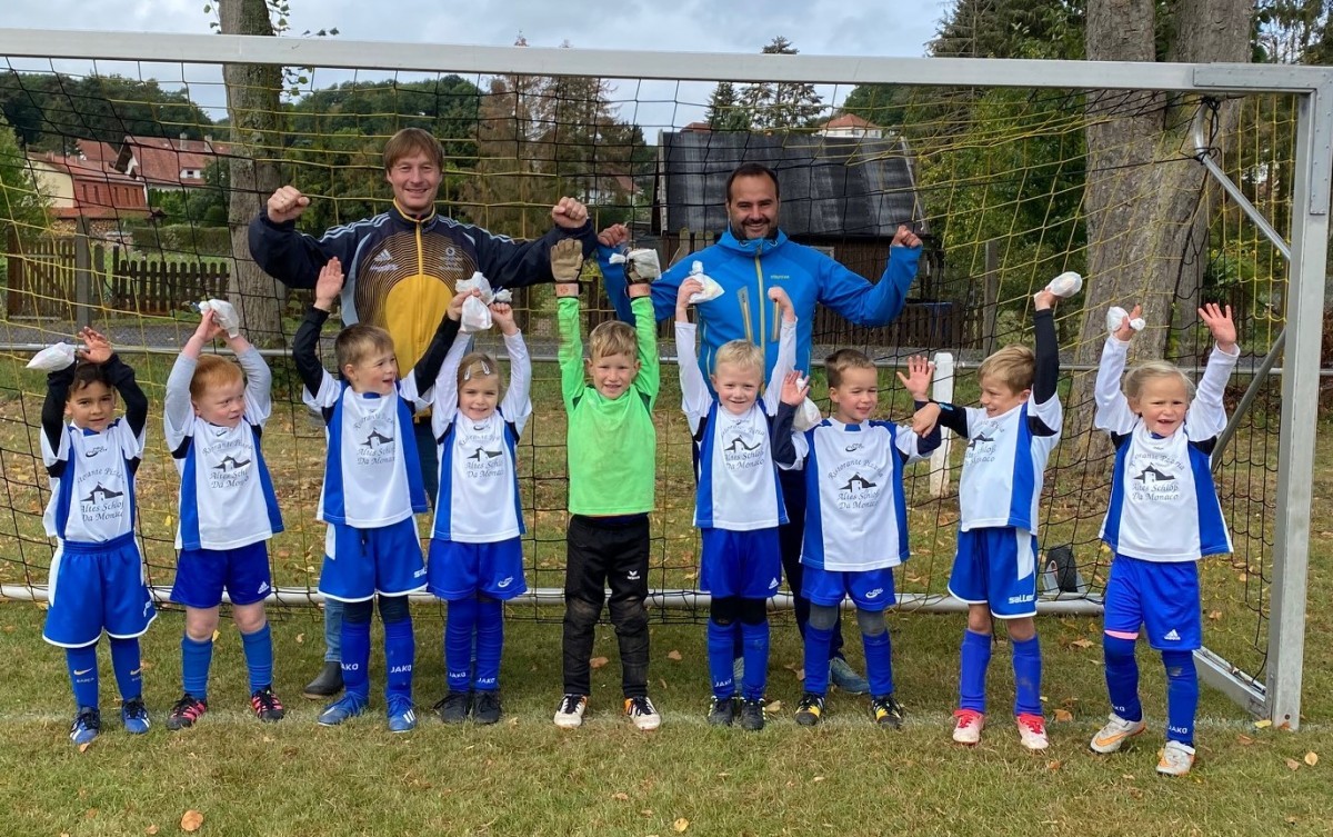 Bambini-Fußball: Erster Saisonsieg!