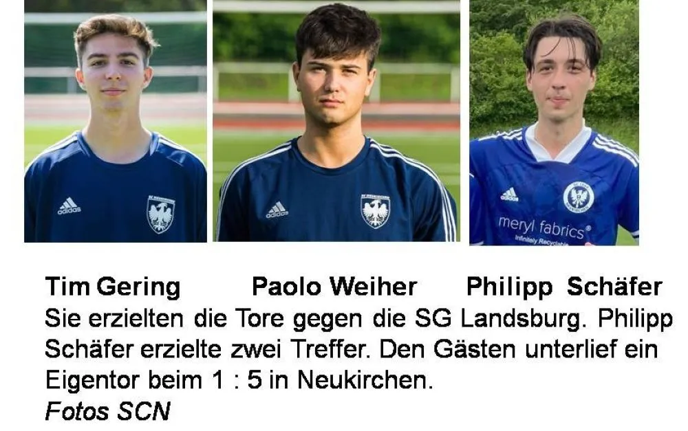 Aktuelle Torjägerliste des SG Neukirchen/Röllshausen - II Teams