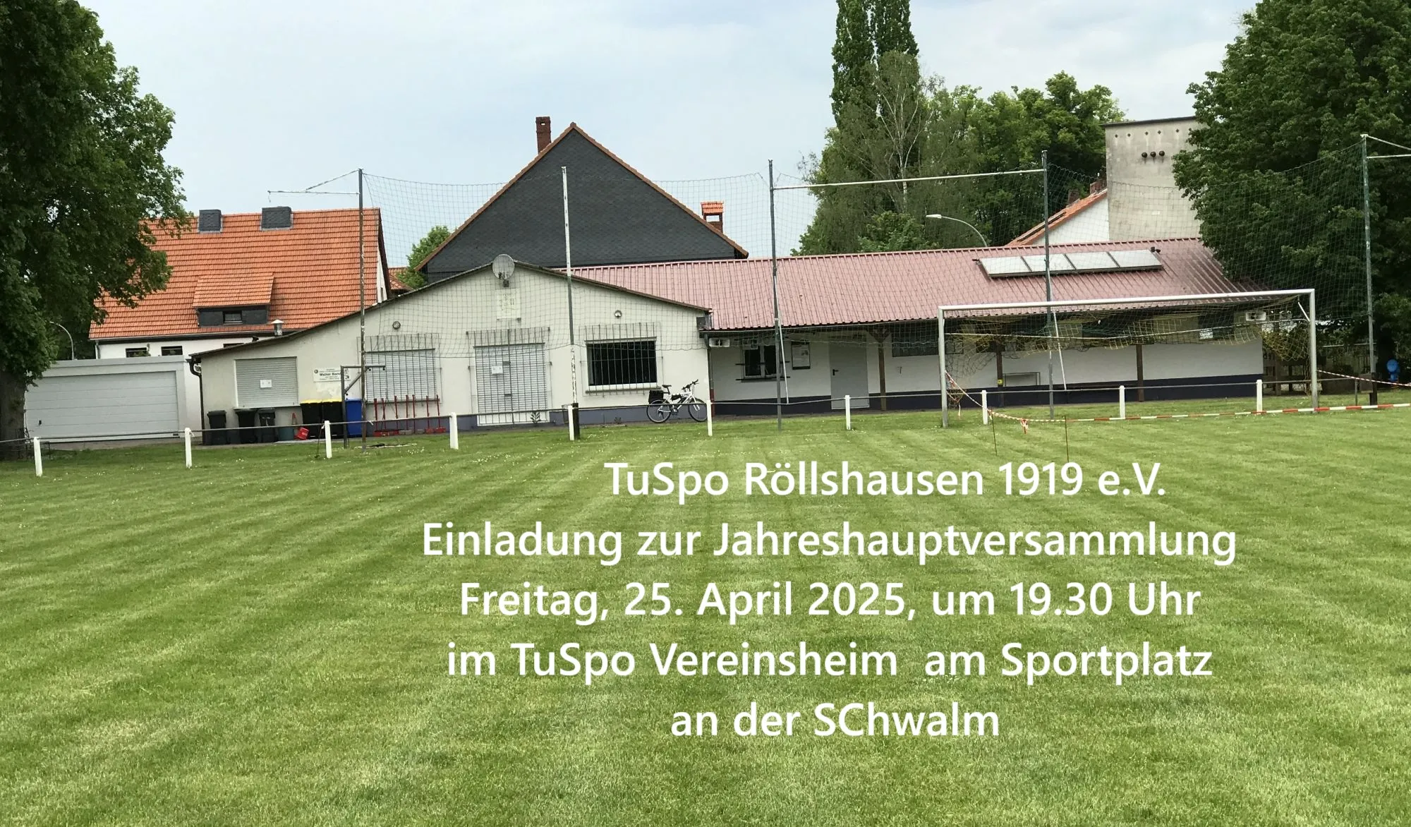 Einladung zur Jahreshauptversammlung 2025