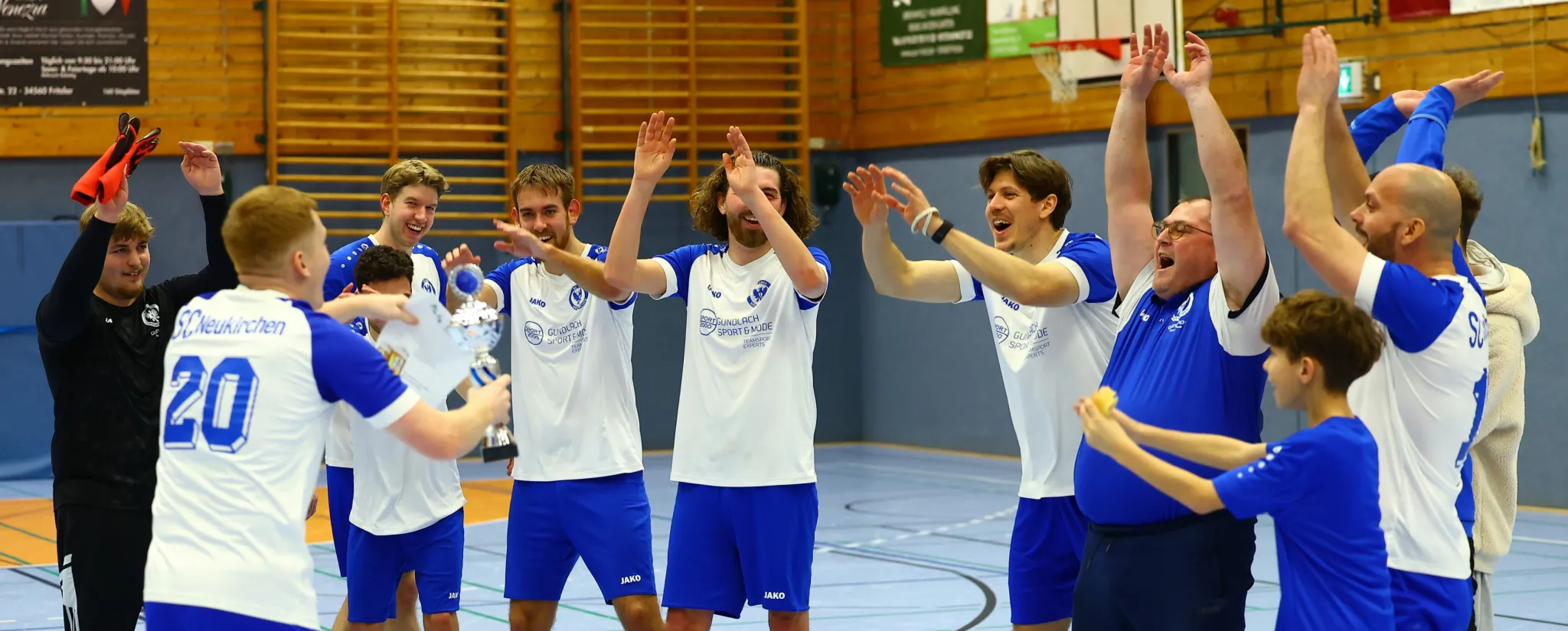 Freude über den Gewinn der Hallenkreismeisterschaft 2026 in Fritzlar