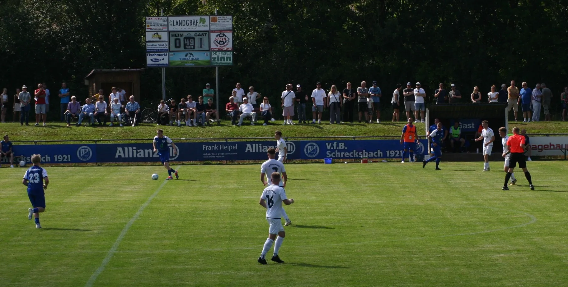Donnerstagabend SG Neukirchen/Röllsh. vs VfB Schrecksbach in Röllshausen