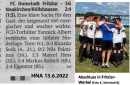 HNA Bericht zum letzten Saisonspiel gegen den FC Domstadt Fritzlar in Werkel