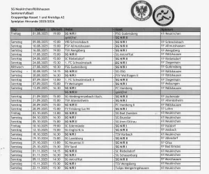 Spielplan für die neue Saison 2025/26 der Gruppenliga und Kreisliga A liegt vor