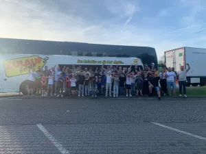 E-Jugend zu Besuch bei der SGE