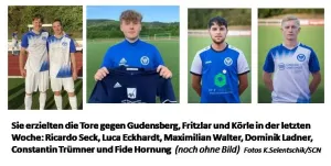 Aktuelle Torjäger der SG Neukirchen/Röllshausen-Teams