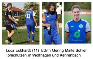 Aktuelle Torjäger der SG Neukirchen/Röllshausen-Teams